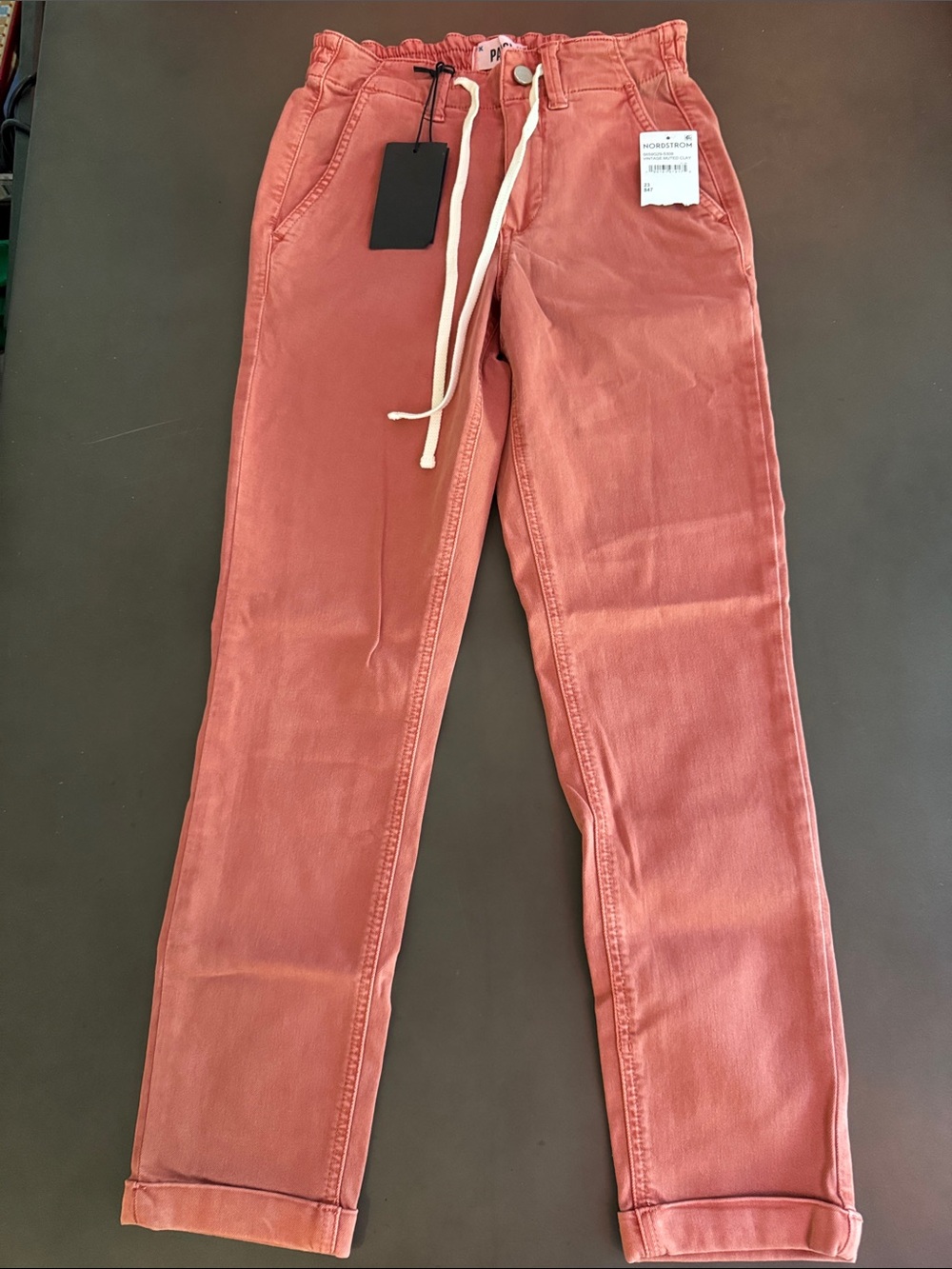 PAIGE Women’s Rust Pink Jogger Pants